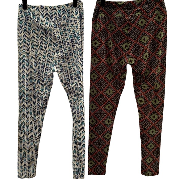 LuLaRoe Leggings | One Size | Set of two | Bundle - Picture 5 of 11